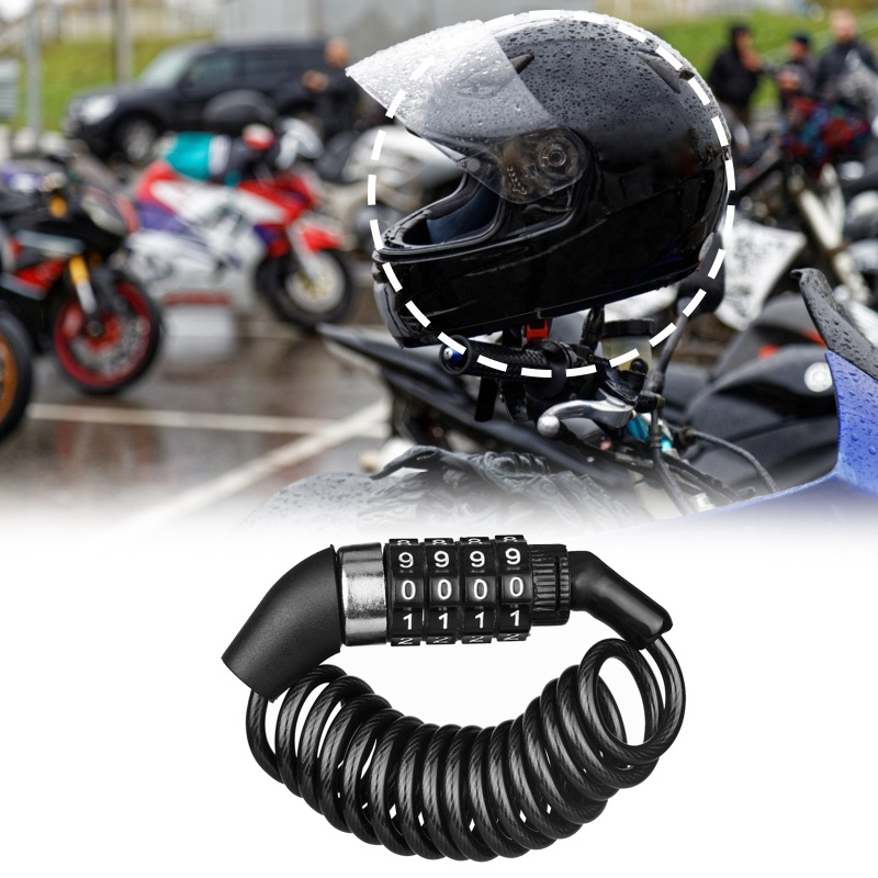 Chain Lock Combination - D1 Motorcycle Bicycle Anti-Theft Chain 4-Digit