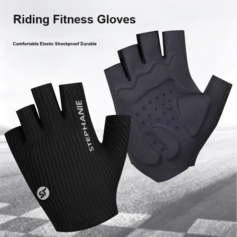 Commuting With Road Bike - Half Finger Cycling Gloves Non Slip