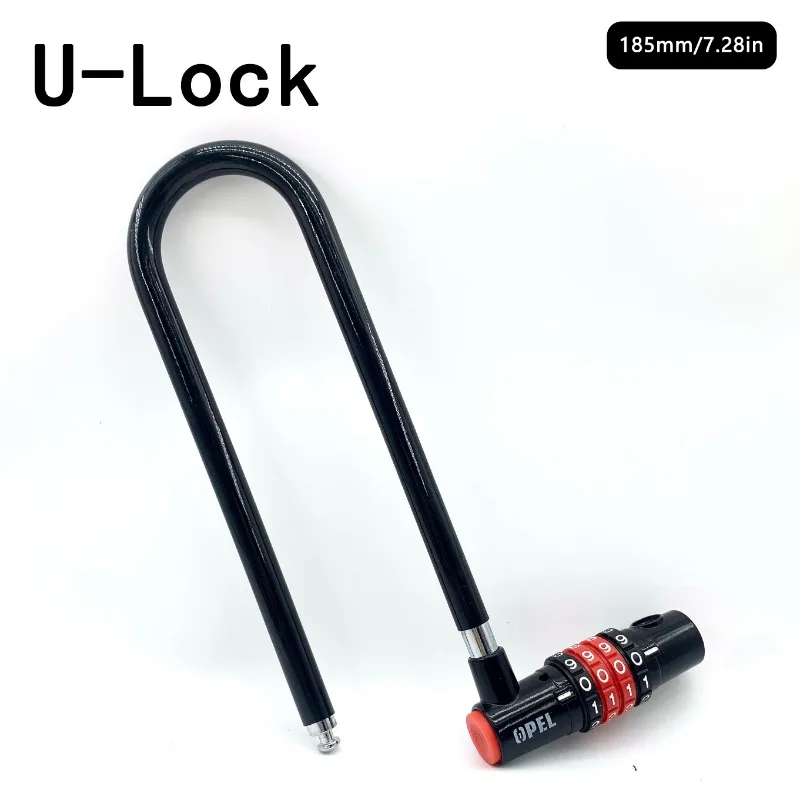 185mm/173mm/50mm Extended U-sh - Cable Lock Flexible 评论和价格