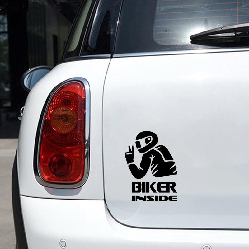 Biker Girl Inside Vinyl Sticke - Cycling Quote 评论和价格