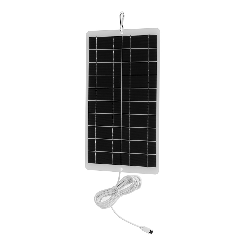 8W 5V Portable Solar Battery C - Usb Charger Dynamo 评论和价格