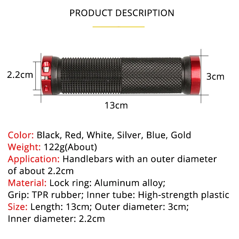 MTB Bicycle Handlebar Grip Rub - Commuter Bike Lock 评论和价格