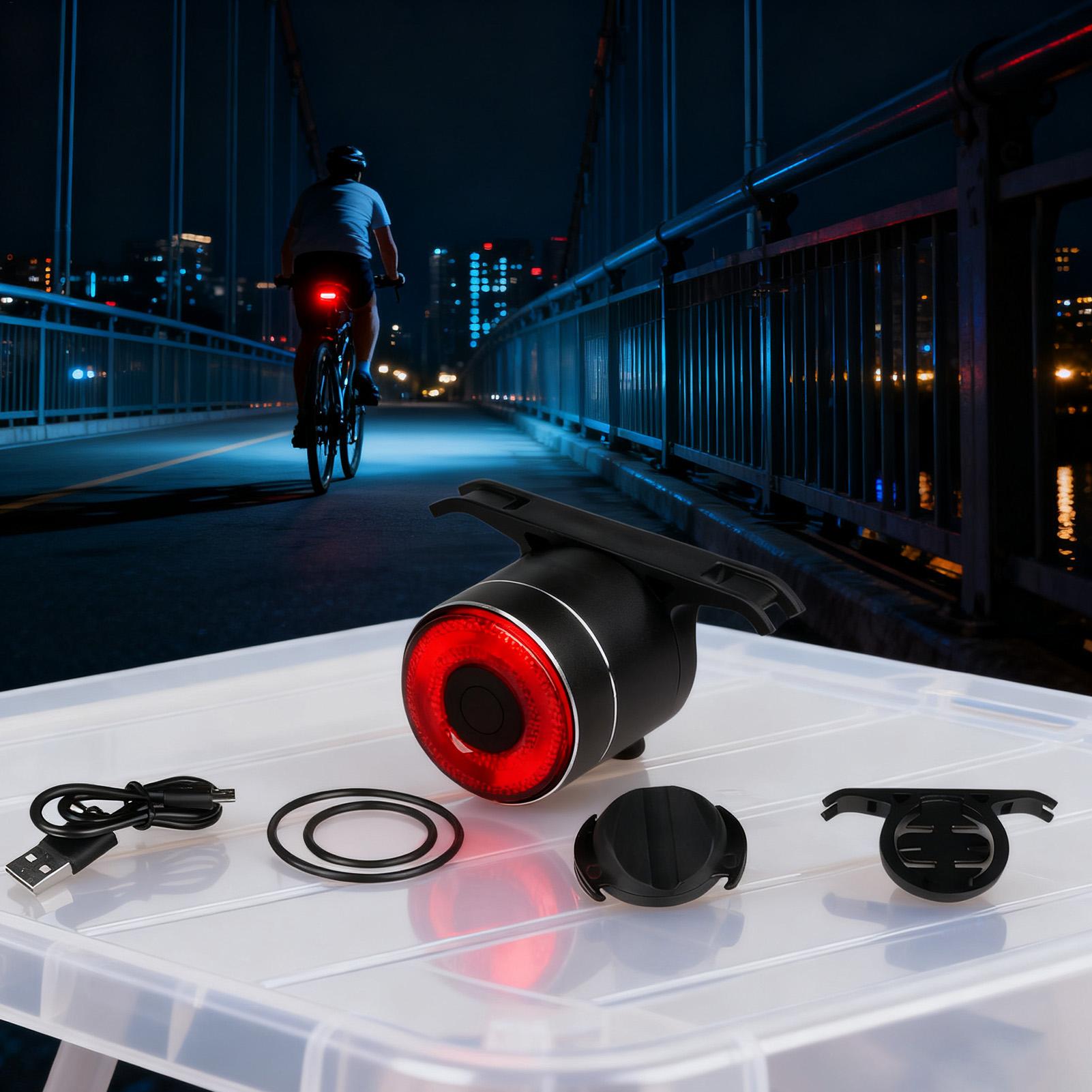 Bike Rear Light Smart Bike Bac - Commuting With Road Bike 评论和价格