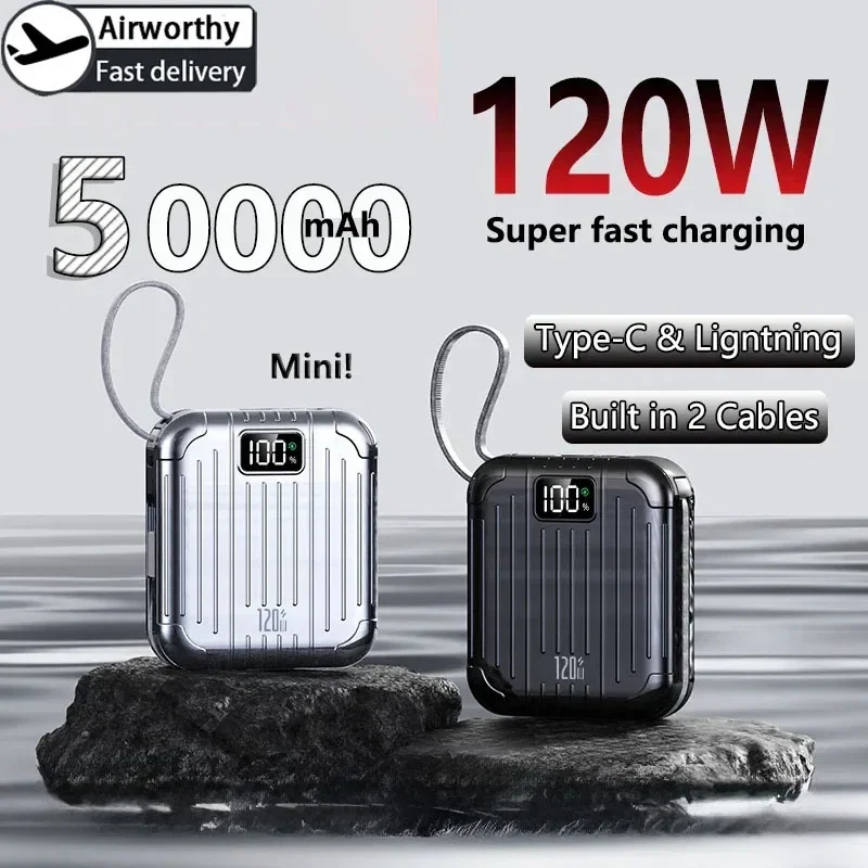 50000mAh Mini Compact Convenie - Usb Charger Dynamo 评论和价格
