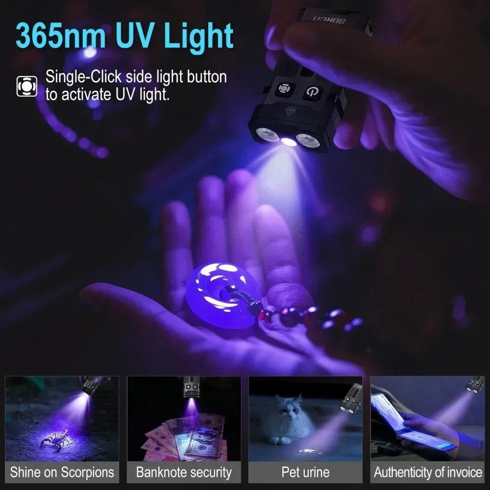 BORUiT EV20 1100LM EDC UV Keyc - Cycling To Work 评论和价格
