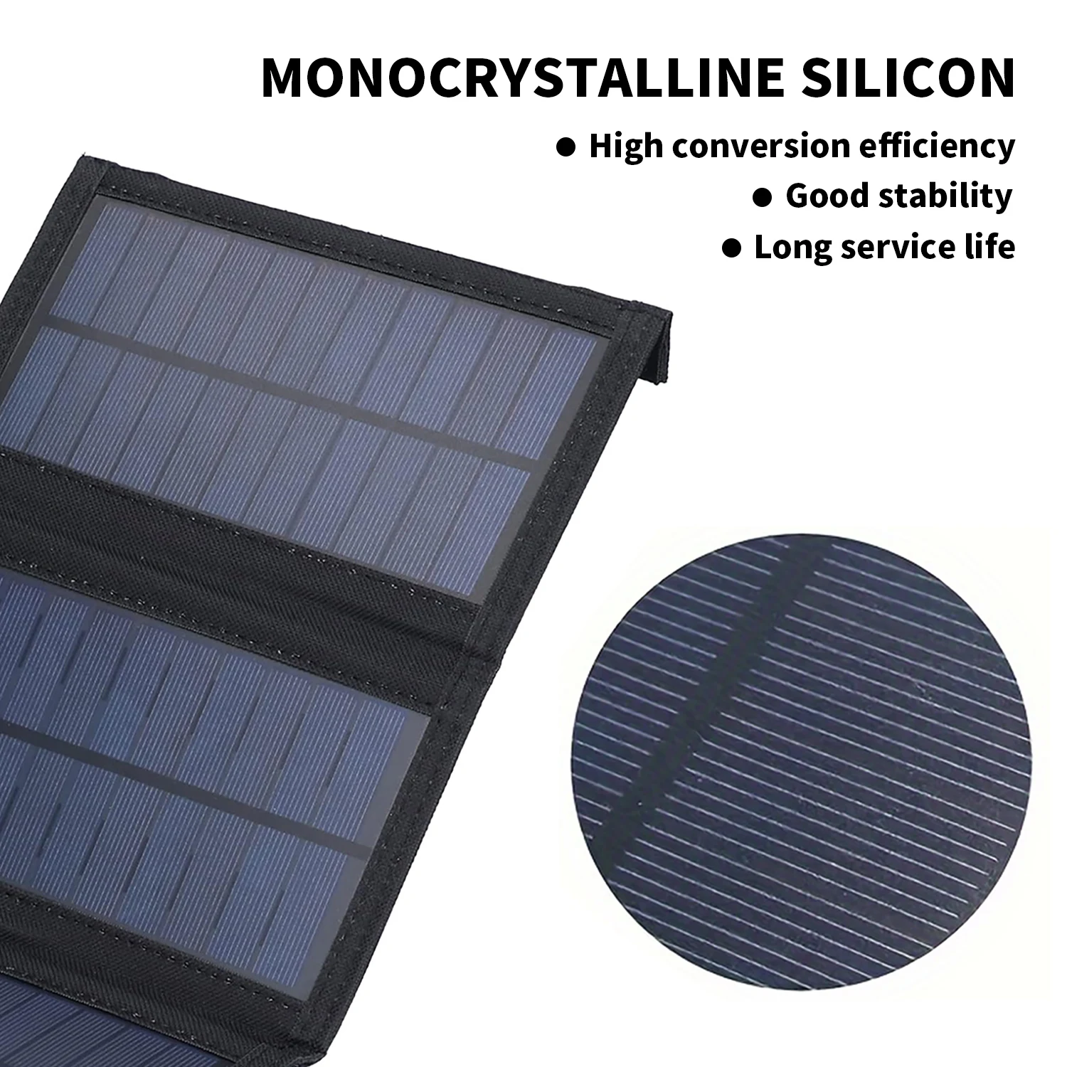 Foldable Solar Panel 20W 50W 6 - Usb Charger Dynamo 评论和价格