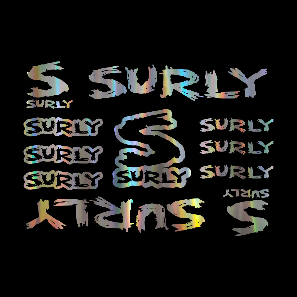 11Pcs Surly Bicycle Frame Stic - Cycling Quote 评论和价格