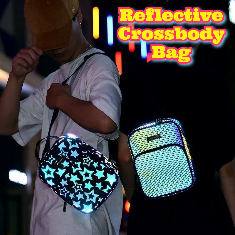 Reflective Crossbody Bag Multi - Cycling Commute Backpack 评论和价格