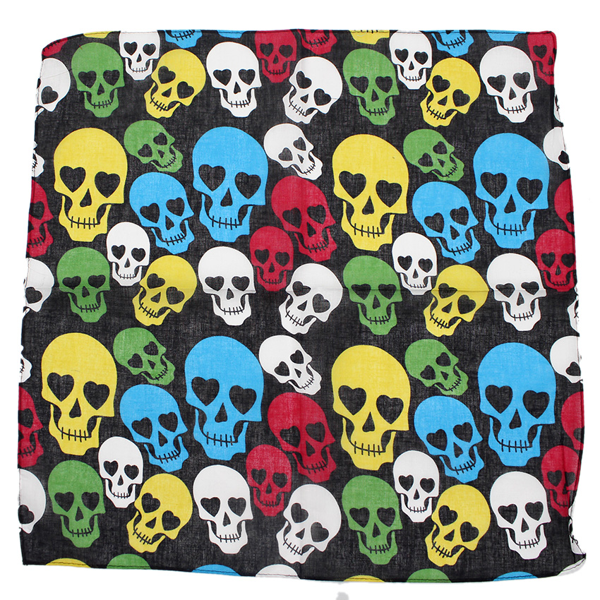 Skull Bandana Square Scarf 100 - Cycling Zones 评论和价格