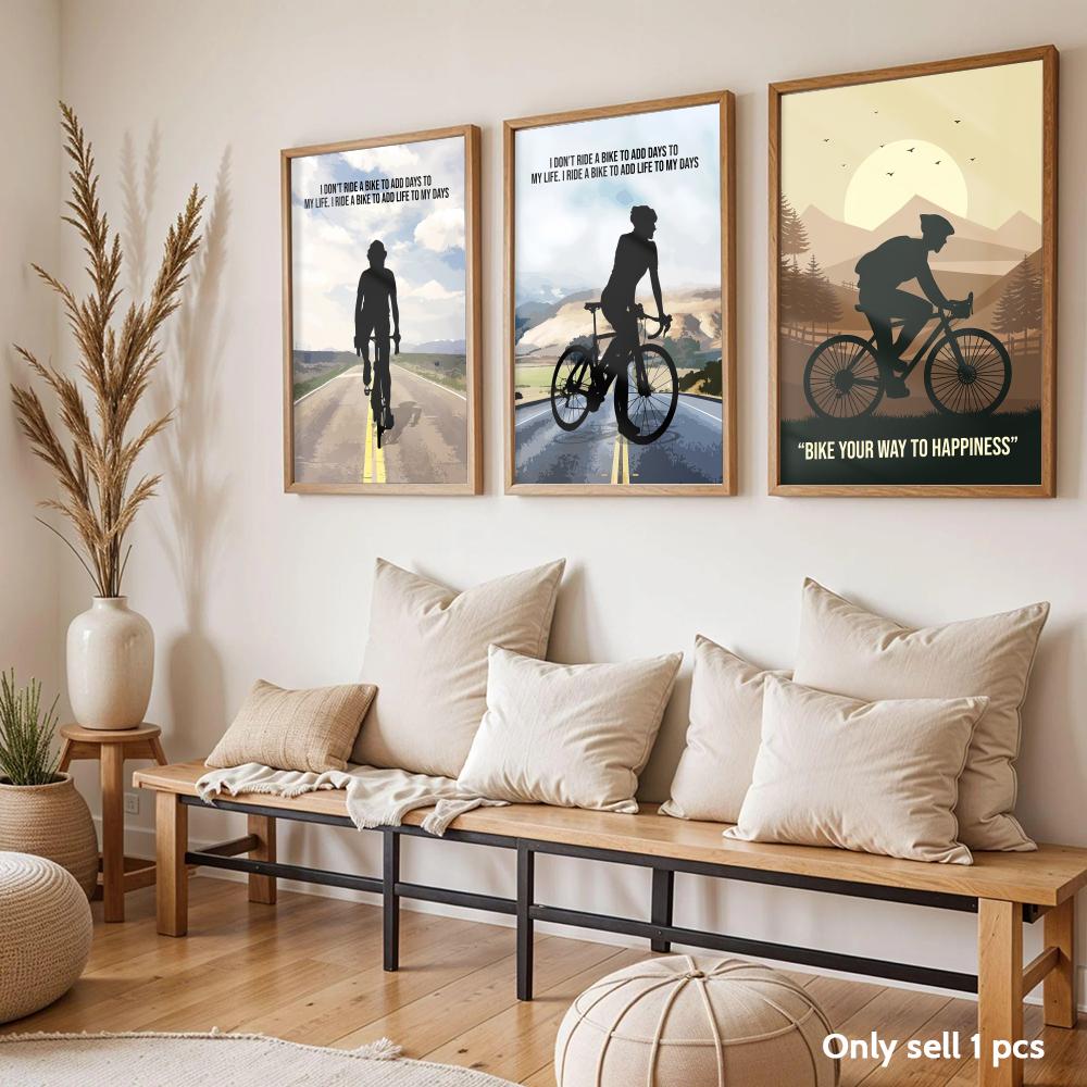 Cycling Motivation Quote Art P - Cycling Quote 评论和价格