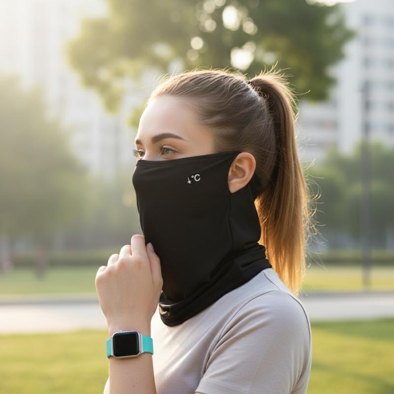 Ice Silk Face Cover with Neck  - Cycling To Work 评论和价格
