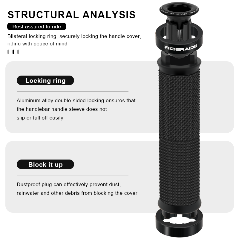 1Pair Bike Grip With End Cap F - Commuter Bike Lock 评论和价格